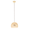 Gold Finish Dome Pendant Light | Leni