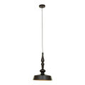 Small Leni Black and Gold Pendant Light | Lenno
