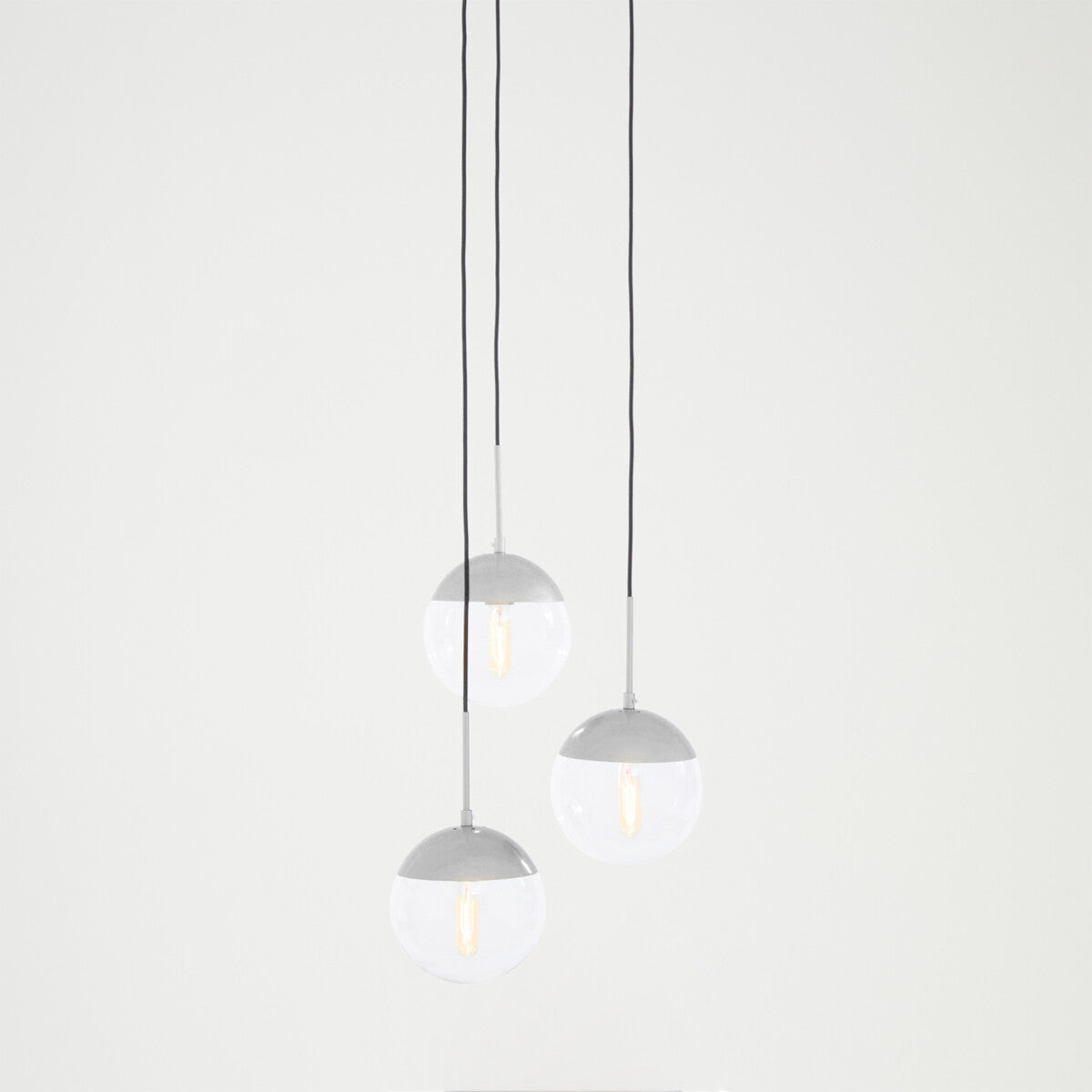 Chrome Finish 3 Pendant Light | Revive