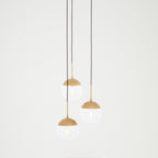 Gold Finish 3 Bulb Pendant Light | Revive