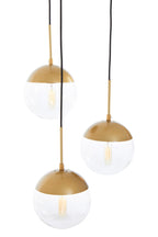 Gold Finish 3 Bulb Pendant Light | Revive