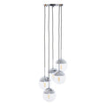 Chrome Finish Five Pendant Lights | Revive