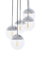Chrome Finish Five Pendant Lights | Revive