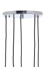 Chrome Finish Five Pendant Lights | Revive