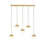 Gold Finish Glass Shades Pendant Light | Revive