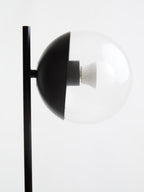 Black Finish Metal Table Lamp with Marble Base | Revive