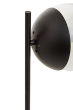 Black Finish Metal Table Lamp with Marble Base | Revive