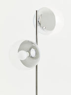 Chrome Finish 2 Light Floor Lamp | Revive