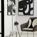 Chrome Finish 2 Light Floor Lamp | Revive