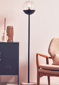 Black Finish Metal Floor Lamp | Revive