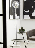 Chrome Finish Metal Floor Lamp | Revive