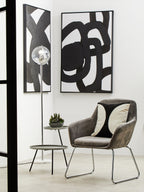 Chrome Finish Metal Floor Lamp | Revive