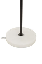 Two Light Black Metal and Marble Table Lamp | Revive