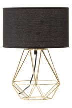 Black and Gold Finish Table Lamp | Wyra