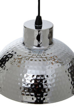 Chrome Finish Iron Pendant Light | New Foundry