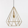 Champagne Gold Conical Pendant Light | Wyra