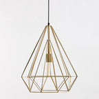 Champagne Gold Conical Pendant Light | Wyra