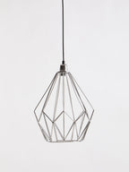 Chrome Gold Frame Pendant Light | Wyra