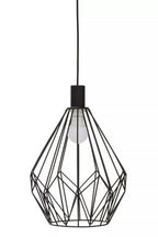 Black Finish Frame Pendant Light | Wyra