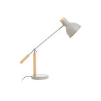 Matte Grey and Wood Adjustable Desk Lamp | Stockholm