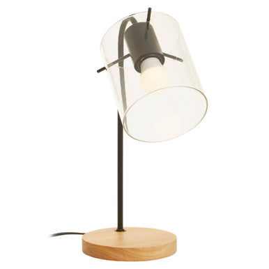 Matte Black Curved Table Lamp | Stockholm
