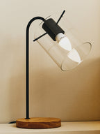 Matte Black Curved Table Lamp | Stockholm