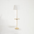 Shiny Brass Tapered Floor Lamp | Stockholm