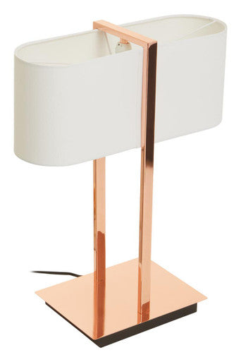 Copper Finish Table Lamp | Lilian
