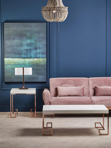 Copper Finish Table Lamp | Lilian