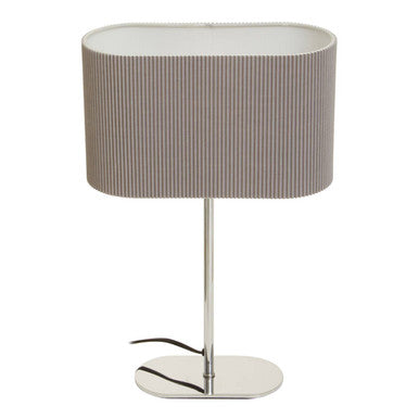 Shiny Silver Table Lamp | Lilian