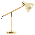 Adjustable Desk Lamp in Shiny Brass Finish | Stockholm