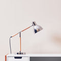 Adjustable Desk Lamp in Chrome Finish | Stockholm