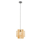 Natural Rattan Overlapping Pendant Lamp | Jaya