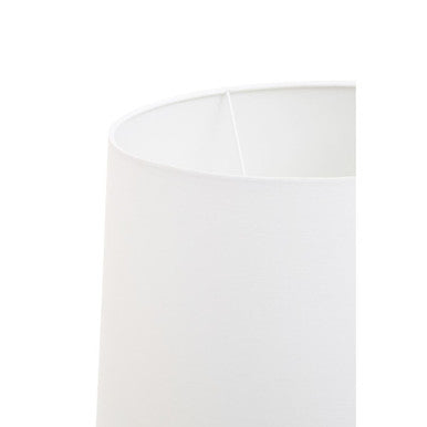 Clear Crystal Table Lamp with Chrome Base | Helvetia