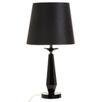 Black Crystal Glass Table Lamp | Hexum