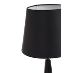 Black Crystal Glass Table Lamp | Hexum