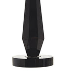 Black Crystal Glass Table Lamp | Hexum