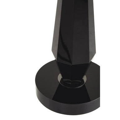 Black Crystal Glass Table Lamp | Hexum
