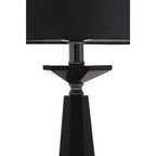 Black Crystal Glass Table Lamp | Hexum