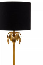 Gold Finish Palm Tree Design Table Lamp | Herta
