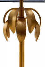Gold Finish Palm Tree Design Table Lamp | Herta