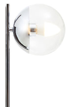Small Silver Finish Metal Table Lamp | Revive
