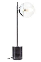 Small Silver Finish Metal Table Lamp | Revive
