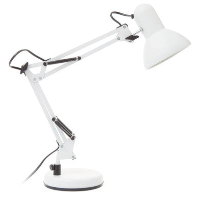 Studio Matte White Metal Lamp | Payton
