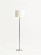 Cream Waffle Effect Shade Floor Lamp | Forma