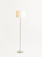 Cream Waffle Effect Shade Floor Lamp | Forma