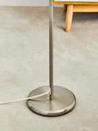 Cream Waffle Effect Shade Floor Lamp | Forma