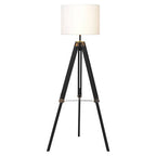 Tripod Floor Lamp with Black Base | Malvern