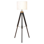 Tripod Floor Lamp with Black Base | Malvern