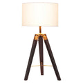 Tripod Table Lamp with Black Base | Malvern